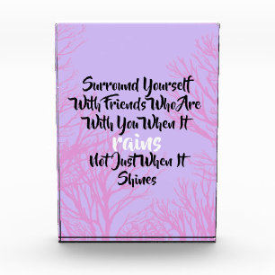 Inspirerend Surround Yourself Quote Photo Block Fotoblokken