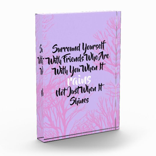 Inspirerend Surround Yourself Quote Photo Block Fotoblokken (Links)