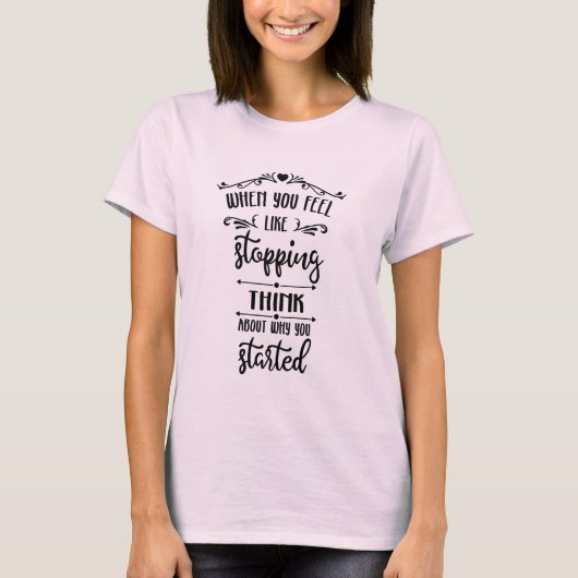 Inspirerend T-Shirt voor vrouwen (Voorkant)