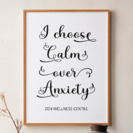 Inspirerend tandheelkundige kalm Quote Typografie Poster