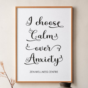 Inspirerend tandheelkundige kalm Quote Typografie Poster
