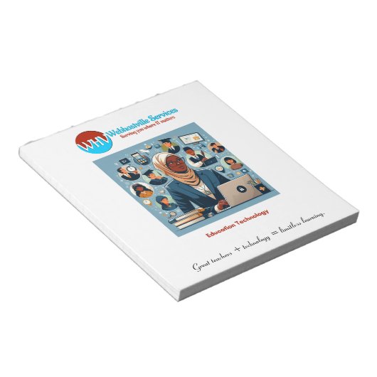 Inspirerend Teacher Technology Notitieblok (Schuin)