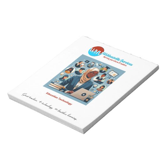 Inspirerend Teacher Technology Notitieblok (Linkerzijde)