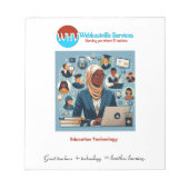 Inspirerend Teacher Technology Notitieblok (Voorkant)