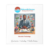 Inspirerend Teacher Technology Notitieblok (Voorkant)