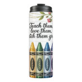 Inspirerend Teacher Tumbler Thermosbeker (Voorkant)