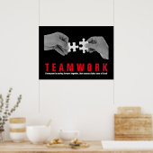 Inspirerend teamlid Motivatie Poster (Keuken)