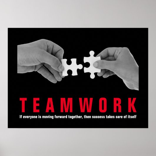 Inspirerend teamlid Motivatie Poster (Voorkant)