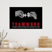 Inspirerend teamlid Motivatie Poster (Keuken)