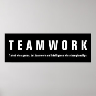 Inspirerend teamlid Motivatie Poster