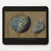 Inspirerend tekst en foto. muismat (Voorkant)