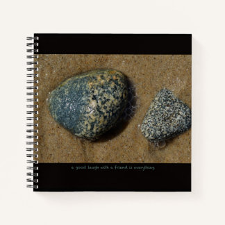 Inspirerend tekst en foto. notitieboek