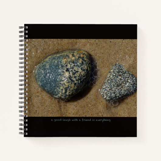 Inspirerend tekst en foto.  notitieboek (Voorkant)