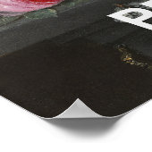 Inspirerend tekst + Memento Mori schilderij Poster (Hoek)