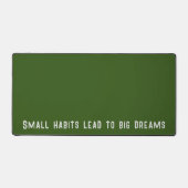 Inspirerend tekst Quote Mannen Bureaumat (Voorkant)