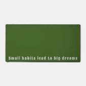 Inspirerend tekst Quote Mannen Bureaumat (Voorkant)