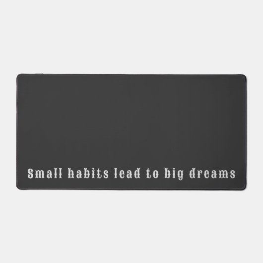 Inspirerend tekst Quote Mannen Bureaumat (Voorkant)