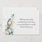 Inspirerend The Lord Bless You, nummers 6:24-26 Bedankkaart (Achterkant)