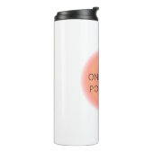 Inspirerend thermische getumbler thermosbeker (Gedraaid links)