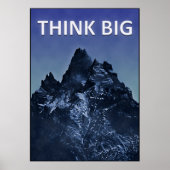 Inspirerend Think Big Concept Poster (Voorkant)
