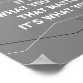 inspirerend Thoreau citeert modern grijs Poster (Hoek)