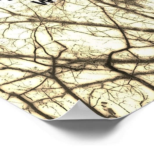 inspirerend Thoreau citeert poster over natuur kun (Hoek)