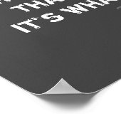 inspirerend Thoreau literair citaat uit grijs Poster (Hoek)