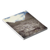 inspirerend tijdschrift, "Om te groeien. ..." Notitieblok (Schuin)