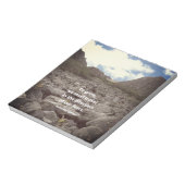 inspirerend tijdschrift, "Om te groeien. ..." Notitieblok (Linkerzijde)