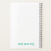 inspirerend tijdschrift, "Om te groeien. ..." Notitieboek (Achterkant)