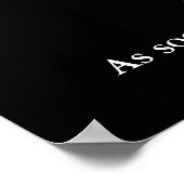 Inspirerend tijgervertrouwenslijst poster (Hoek)