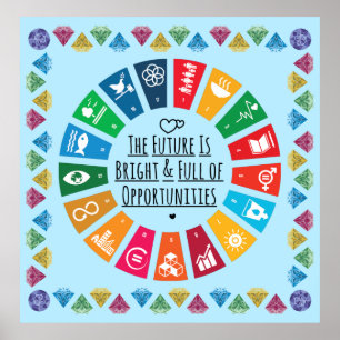 Inspirerend Toekomst Poster – Motivatie Muurkunst