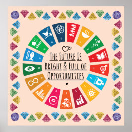 Inspirerend Toekomst Poster – Motivatie Muurkunst