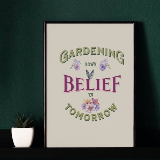  Inspirerend Tuin Citaat Poster