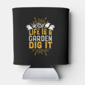 Inspirerend tuinbouw citeert leven een tuin die he blikjeskoeler (Achterkant)