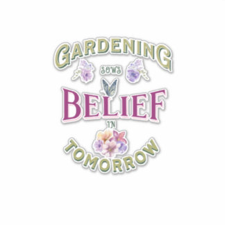  Inspirerend Tuinieren Zeugen Geloof Sticker