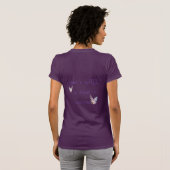 Inspirerend tuinprijs met Butterfly T-Shirt (Achterkant volledig)