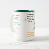 Inspirerend Tweekleurige Koffiemok (Voorkant links)