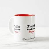 Inspirerend Tweekleurige Koffiemok (Voorkant links)