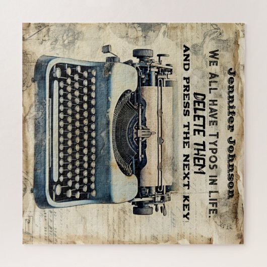 Inspirerend  Typewriter Puzzel (Horizontaal)