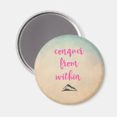 Inspirerend Typografie Citaat bij Bepaling Magneet (Voorkant / Achterkant)