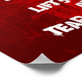 Inspirerend Typografie-citaat op zelfvertrouwen Poster (Hoek)