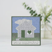 Inspirerend typografie en felicitaties voor een ni (Staand voorkant)