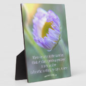 Inspirerend Typografie Floral Macro Foto Fotoplaat (Zijkant)