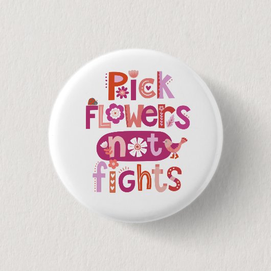Inspirerend typografie Quote Ronde Button 3,2 Cm (Voorkant)