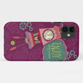 Inspirerend Typografie van Burgundy Case-Mate iPhone Case (Achterkant (horizontaal))