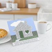 Inspirerend typografie voor nieuwe huiseigenaar Ka