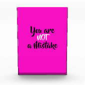 Inspirerend U bent geen Mistaking Quote Fotoblokken (Voorkant)