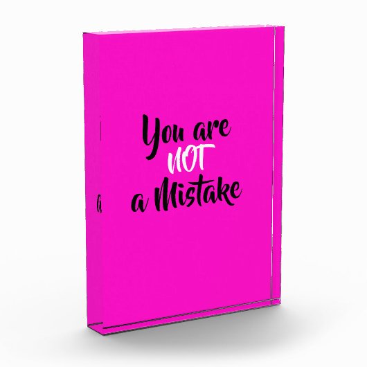 Inspirerend U bent geen Mistaking Quote Fotoblokken (Links)