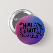 Inspirerend | U hebt dit Ronde Button 5,7 Cm (Voorkant /achterkant)